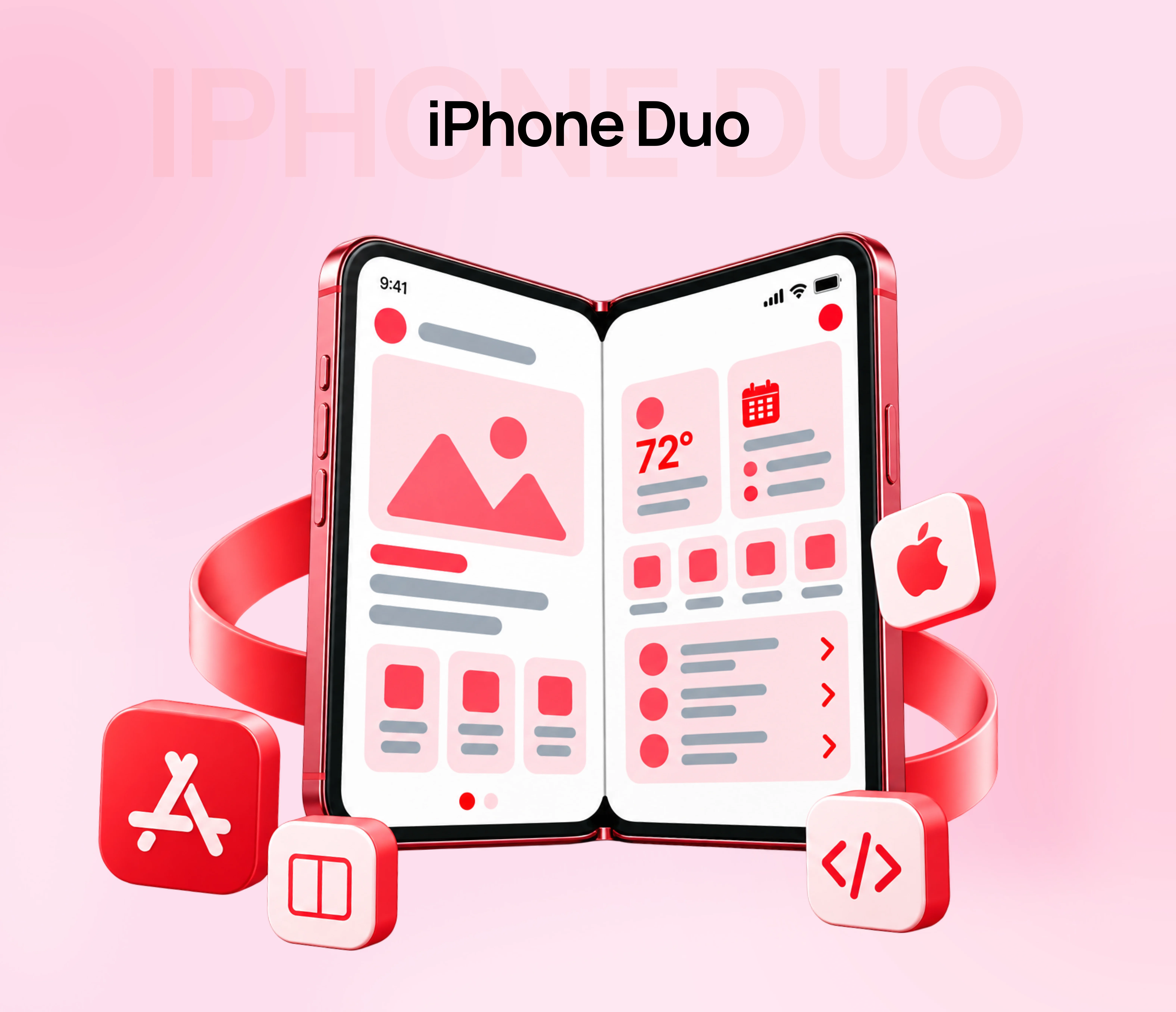 iPhone Duo app development for Apple's foldable iOS platform