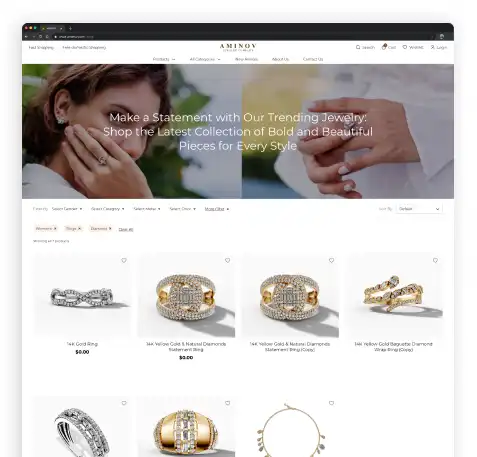 Elegant Homepage Experience