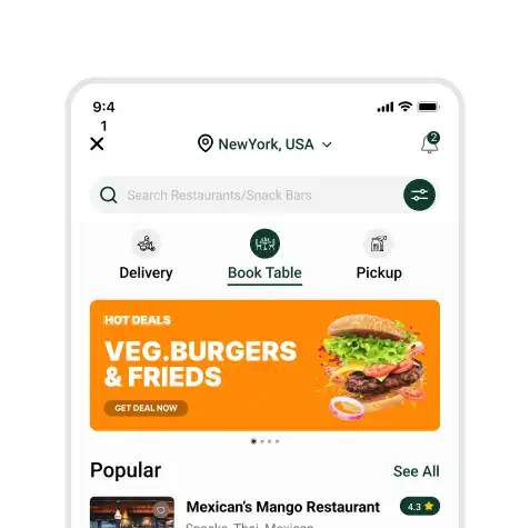 Dining & Service Booking