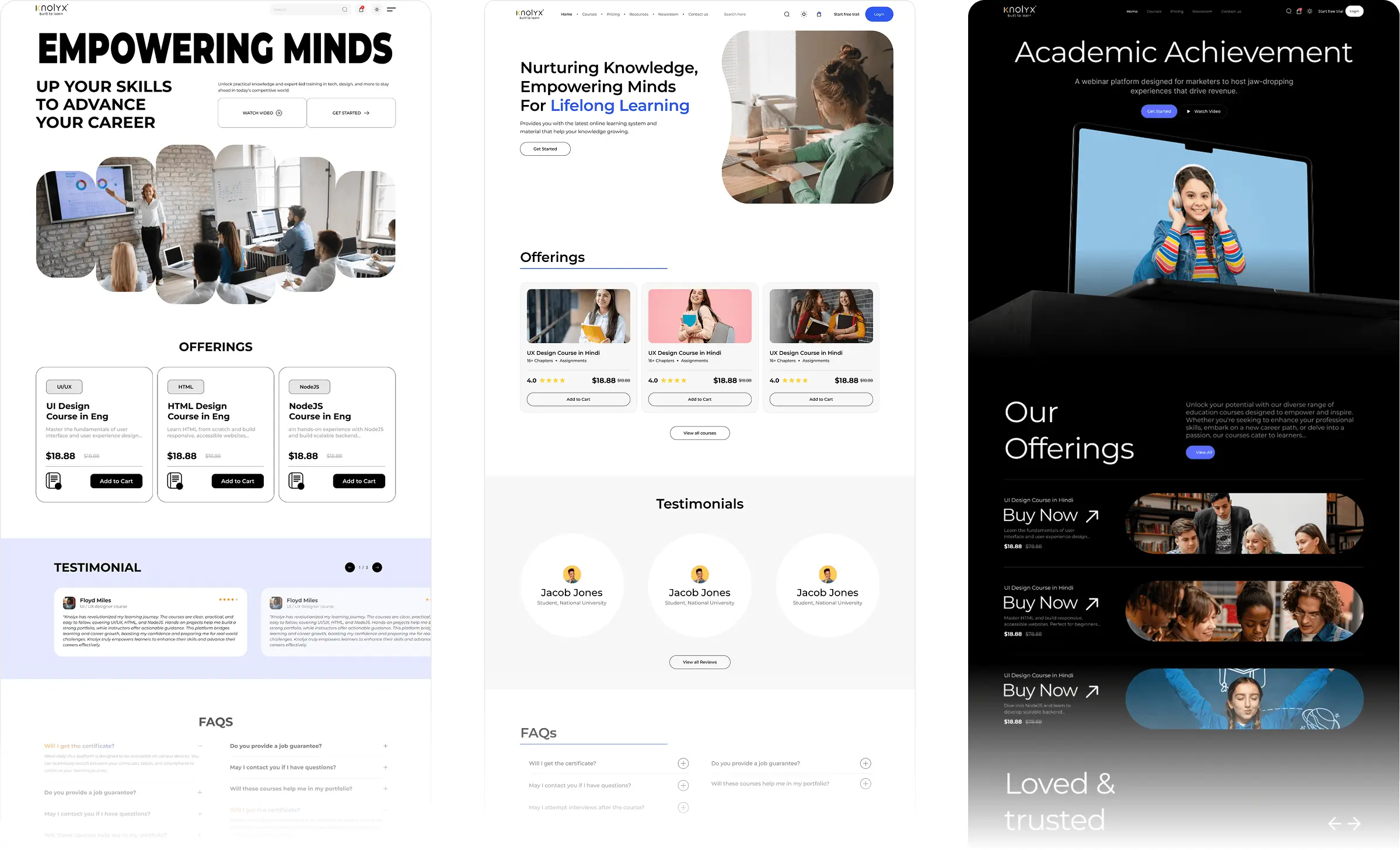 Website UI Design
