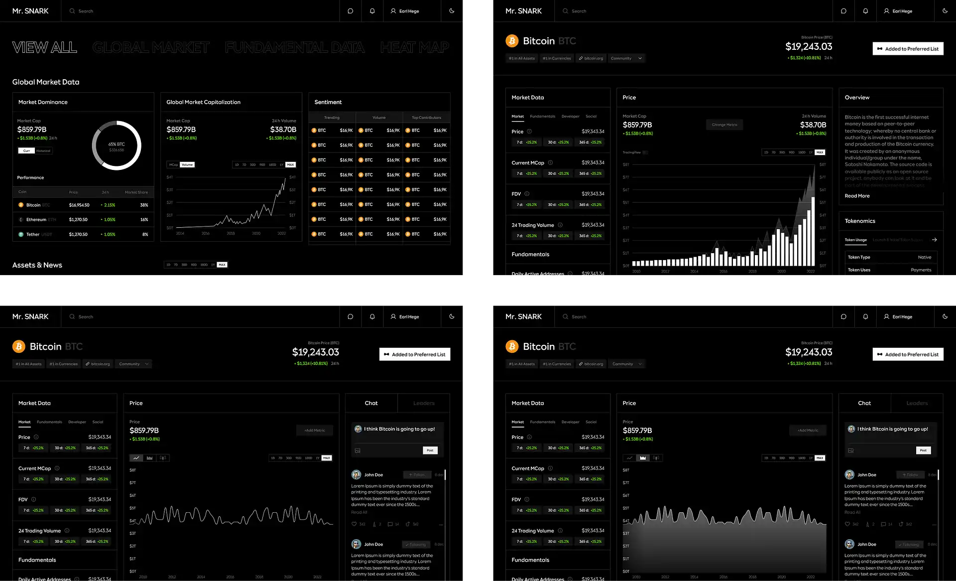 Dashboard UI Design