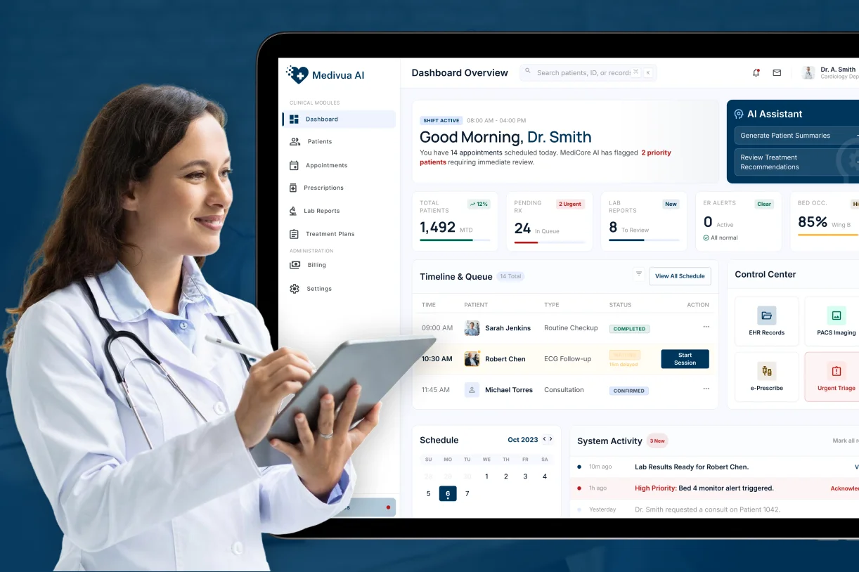 AI-Powered Healthcare Management Dashboard